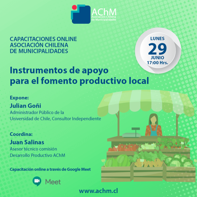 Exposición: “Instrumentos de apoyo para el fomento productivo local”