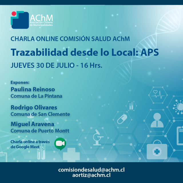 Charla online: «Experiencia y Trazabilidad, desde lo local: APS»