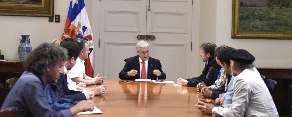 Alcaldes AChM se reúnen con Presidente Sebastián Piñera