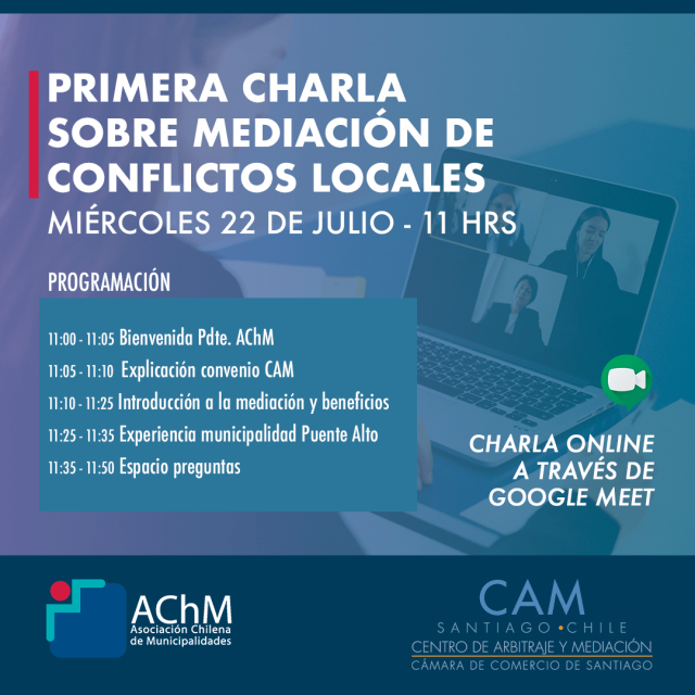 Primera Charla sobre mediación de conflictos locales