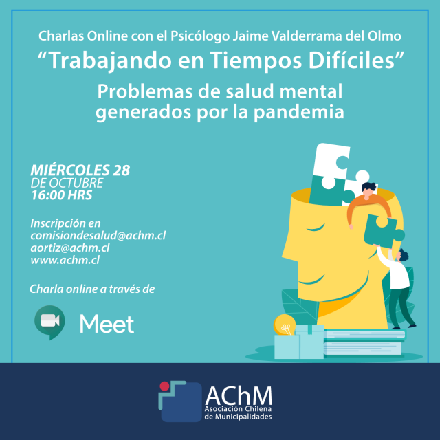 Charla online gratuita “Trabajando en Tiempos Difíciles”