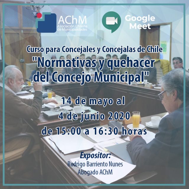 Curso: «Normativas y quehacer del Concejo Municipal»