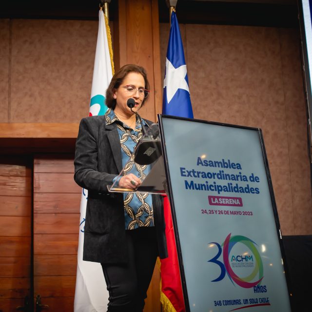 Presidenta ACHM se refiere al proyecto de Ley que fortalece el Rol de los municipios en materia de seguridad