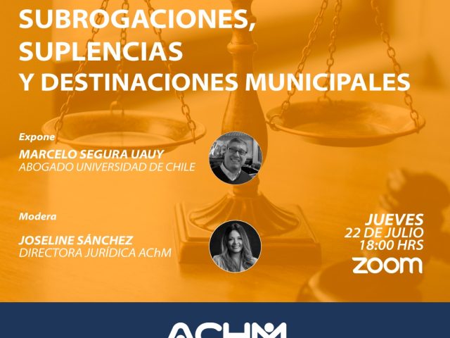 Consultorio Jurídico Municipal: «Subrogaciones, suplencia  y destinaciones municipales»