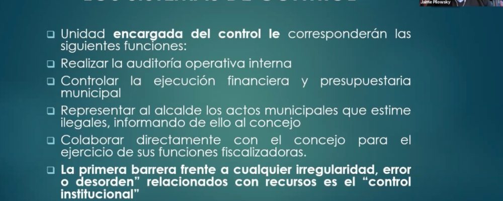 Este viernes se realizará la segunda jornada del Curso «Riesgos de Corrupción y los Desafíos en Probidad y Transparencia»