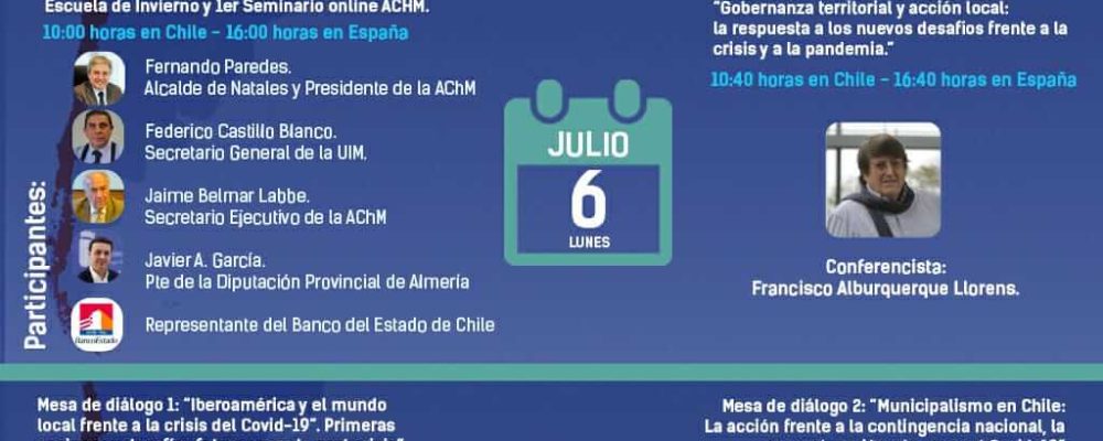 AChM inaugura inédita versión de sus tradicionales Escuelas de Invierno de manera online