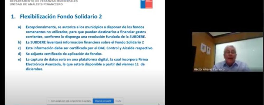 AChM realizó evaluación de financiamiento municipal con Directores de Finanzas de las municipalidades