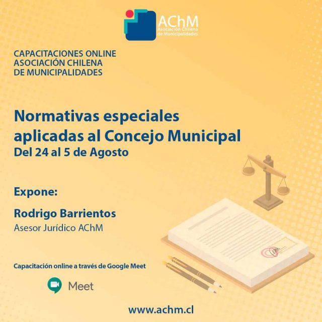 2° Curso para Concejales «Normativas especiales aplicadas al Concejo Municipal»