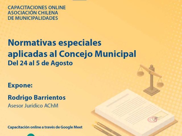 2° Curso para Concejales «Normativas especiales aplicadas al Concejo Municipal»