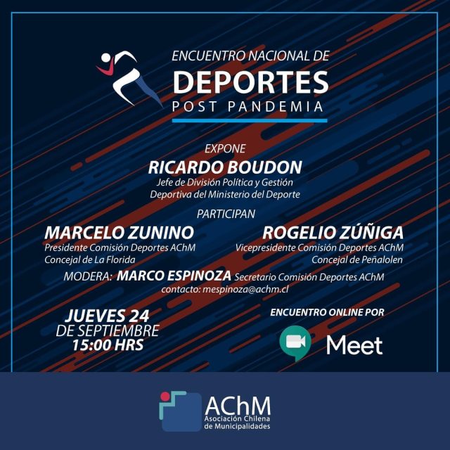 Encuentro Nacional de Deportes Post Pandemia