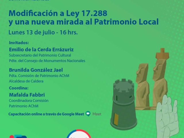 Curso «Modificación a Ley 17.288 y una nueva mirada al Patrimonio Local»