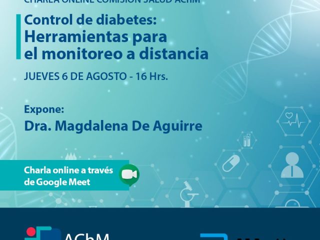 Charla online: «Control de diabetes: Herramientas para el monitoreo a distancia»